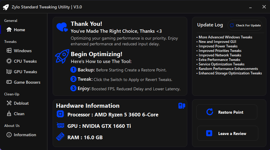 Zylo Premium Dashboard